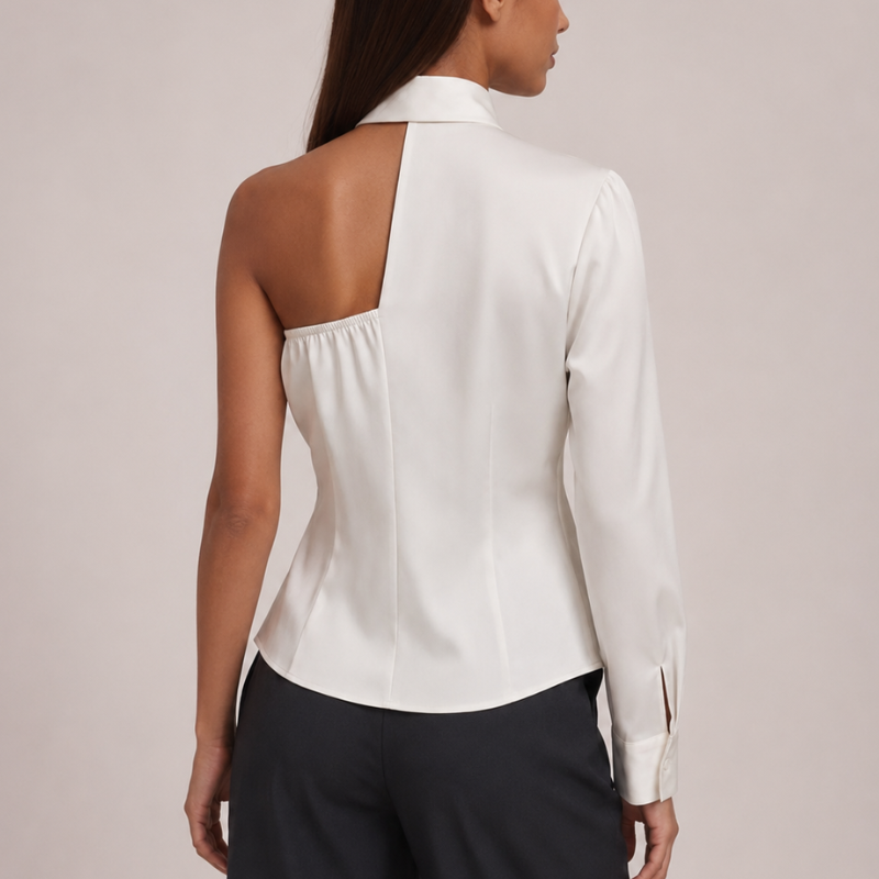 Freesia One-Shoulder Shirt