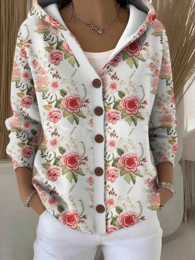 Shaharit - Elegant Cozy Cardigan With Button