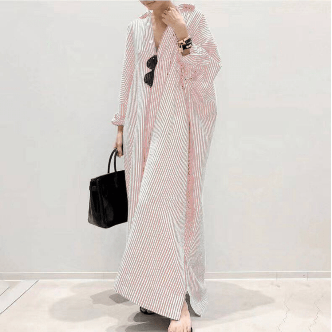 LINNAEA™ - Everyday Stripped Maxi Dress