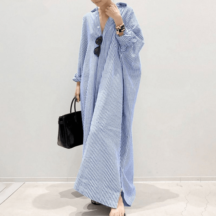 LINNAEA™ - Everyday Stripped Maxi Dress