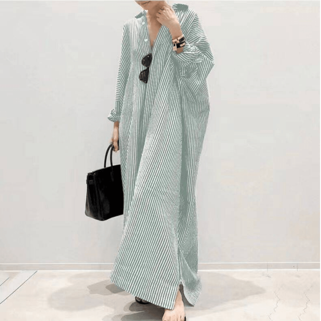 LINNAEA™ - Everyday Stripped Maxi Dress
